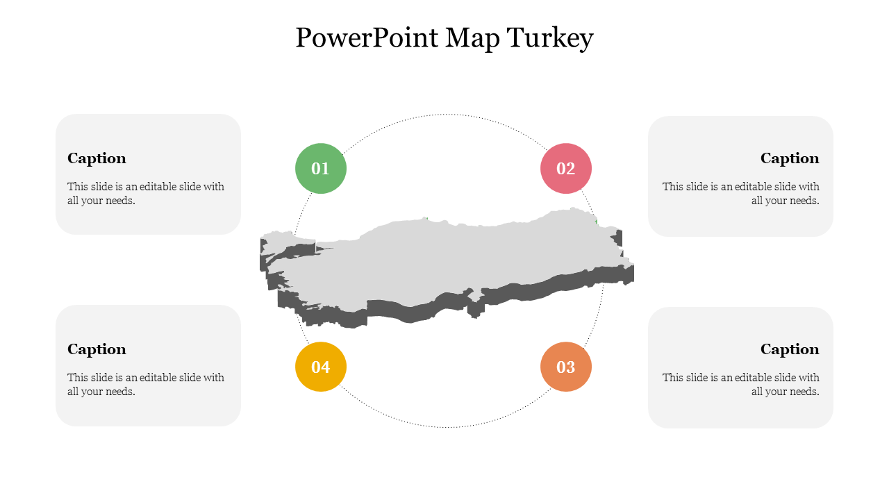 PowerPoint Map Turkey